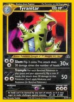 Tyranitar Neo Discovery 31