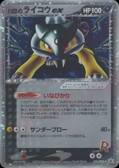 Rocket's Raikou ex