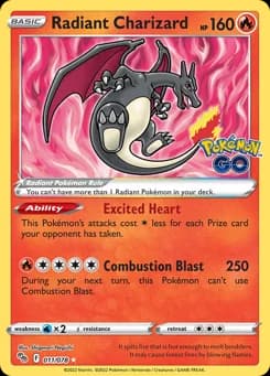 Radiant Charizard Pokémon GO 11