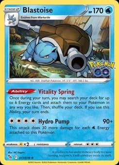 Blastoise Pokémon GO 17