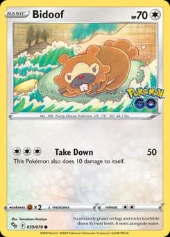 Bidoof Pokémon GO 59