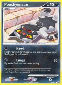 Poochyena Platinum 86