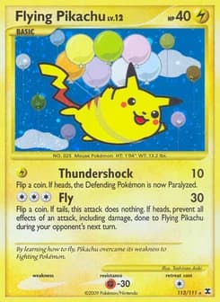 Flying Pikachu Rising Rivals 113