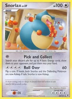 Snorlax Rising Rivals 33