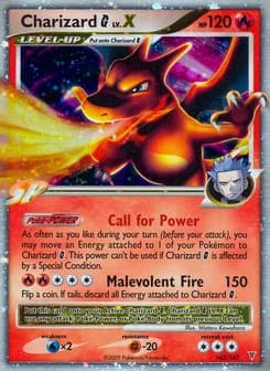 Charizard G LV.X Supreme Victors 143