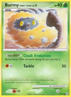 Burmy Sandy Cloak Arceus 57