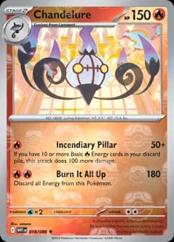 Chandelure White Flare 18