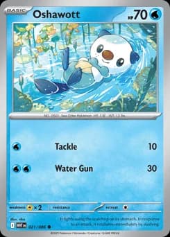 Oshawott White Flare 21
