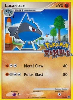Lucario Pokémon Rumble 12