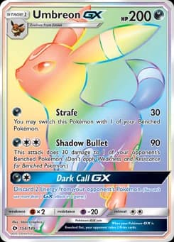 Umbreon-GX Sun & Moon 154