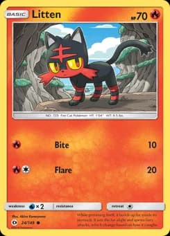 Litten Sun & Moon 24