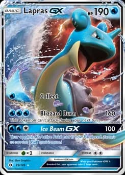 Lapras-GX Sun & Moon 35