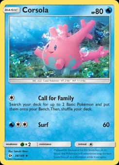 Corsola Sun & Moon 36