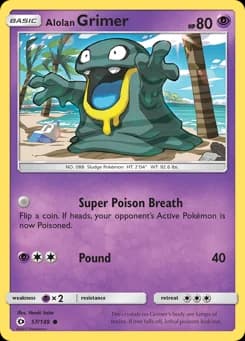 Alolan Grimer Sun & Moon 57