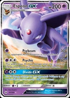 Espeon-GX Sun & Moon 61