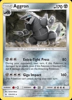Aggron Unbroken Bonds 125