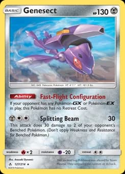 Genesect Unbroken Bonds 127