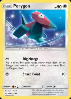 Porygon Unbroken Bonds 154