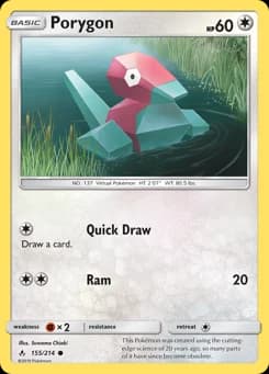 Porygon Unbroken Bonds 155