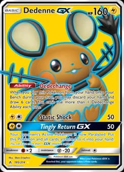 Dedenne-GX Unbroken Bonds 195
