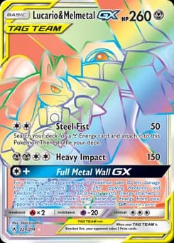 Lucario & Melmetal-GX Unbroken Bonds 224