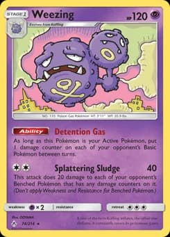 Weezing Unbroken Bonds 74