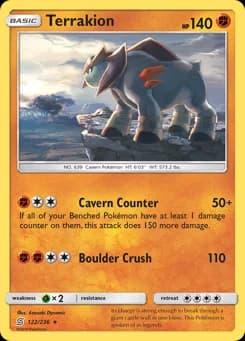 Terrakion Unified Minds 122