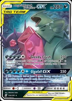Mega Sableye & Tyranitar-GX Unified Minds 126