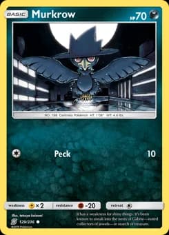 Murkrow Unified Minds 129