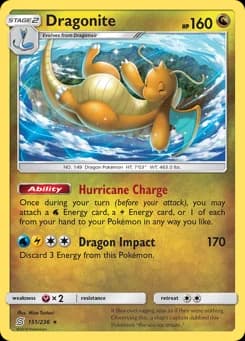 Dragonite Unified Minds 151