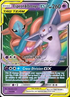Espeon & Deoxys-GX Unified Minds 72