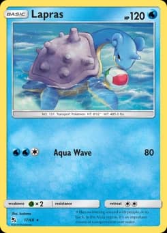 Lapras Hidden Fates 17