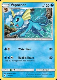 Vaporeon Hidden Fates 18