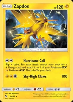 Zapdos Hidden Fates 24