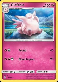 Clefable Hidden Fates 40