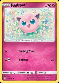 Jigglypuff Hidden Fates 41