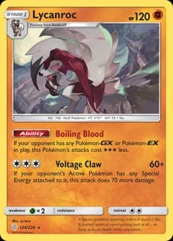 Lycanroc Cosmic Eclipse 124