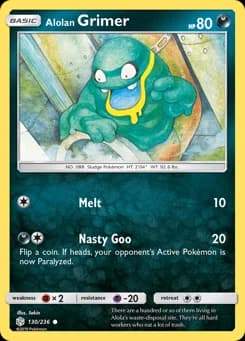 Alolan Grimer Cosmic Eclipse 130