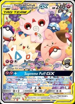 Togepi & Cleffa & Igglybuff-GX Cosmic Eclipse 143a