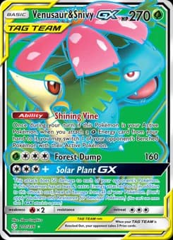 Venusaur & Snivy-GX Cosmic Eclipse 210