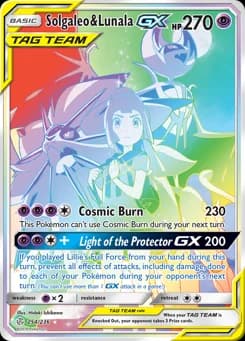 Solgaleo & Lunala-GX Cosmic Eclipse 254