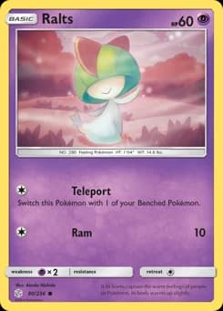 Ralts Cosmic Eclipse 80