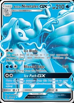 Alolan Ninetales-GX Guardians Rising 132