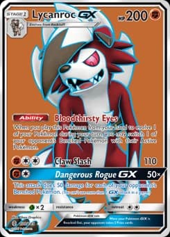 Lycanroc-GX Guardians Rising 138
