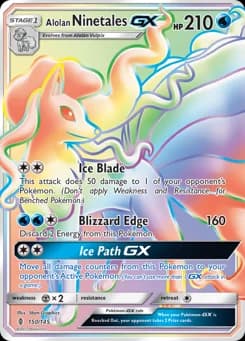 Alolan Ninetales-GX Guardians Rising 150