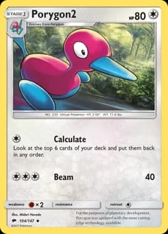 Porygon2 Burning Shadows 104