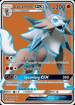 Lycanroc-GX Burning Shadows 136