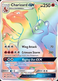 Charizard-GX Burning Shadows 150