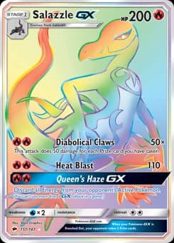 Salazzle-GX Burning Shadows 151