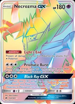 Necrozma-GX Burning Shadows 153